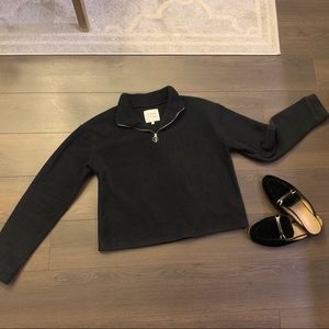 Black Half Zip Jacket 🖤